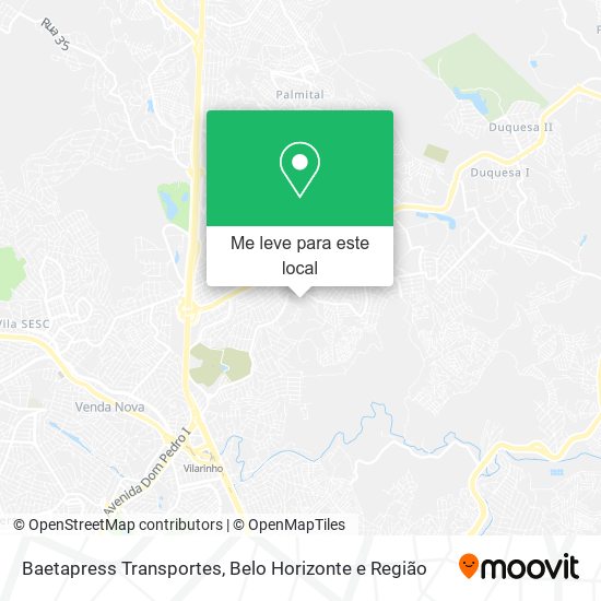 Baetapress Transportes mapa