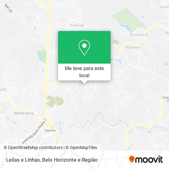 Leilas e Linhas mapa