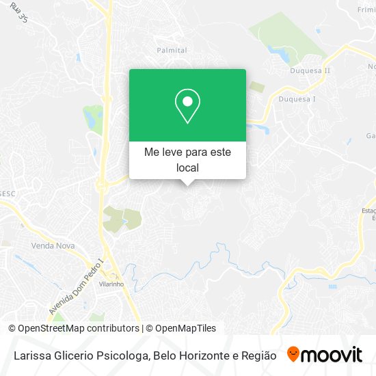 Larissa Glicerio Psicologa mapa