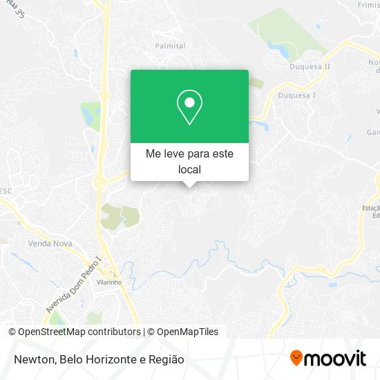 Newton mapa