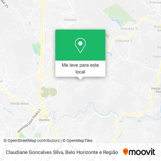 Claudiane Goncalves Silva mapa