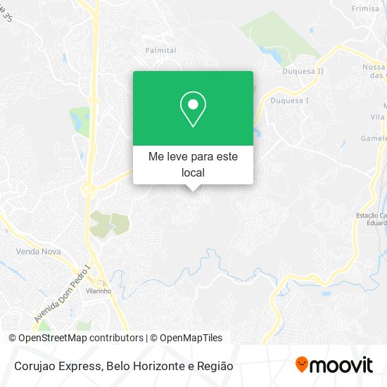 Corujao Express mapa