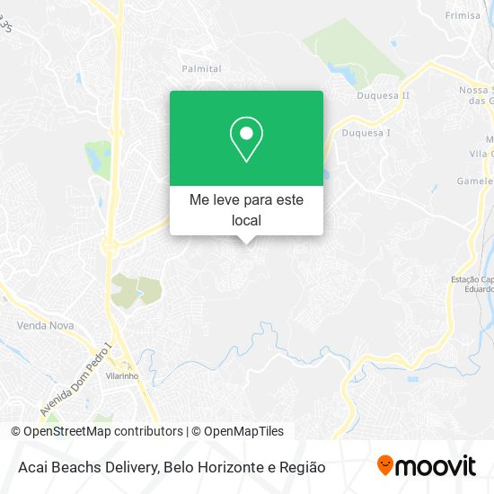 Acai Beachs Delivery mapa