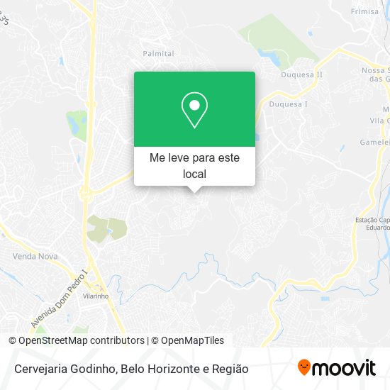 Cervejaria Godinho mapa
