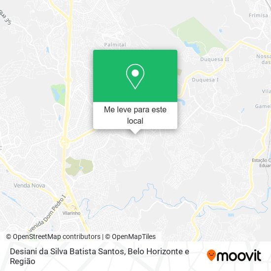 Desiani da Silva Batista Santos mapa