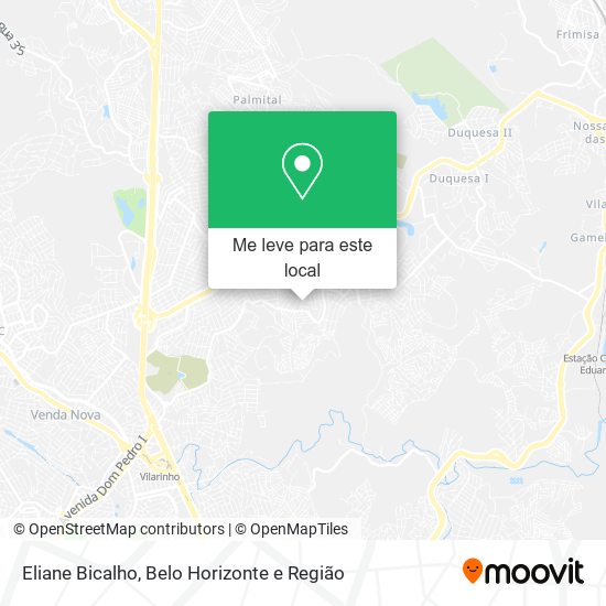 Eliane Bicalho mapa