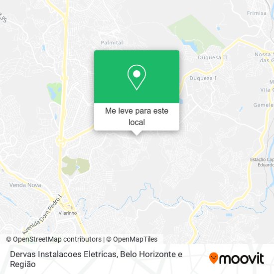 Dervas Instalacoes Eletricas mapa