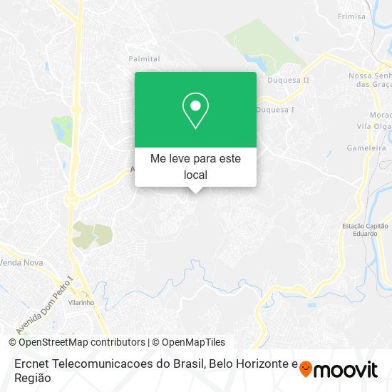 Ercnet Telecomunicacoes do Brasil mapa
