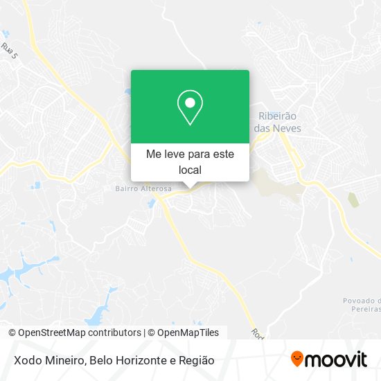 Xodo Mineiro mapa