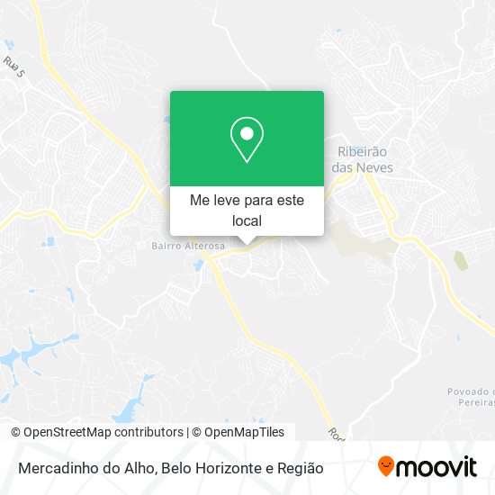 Mercadinho do Alho mapa