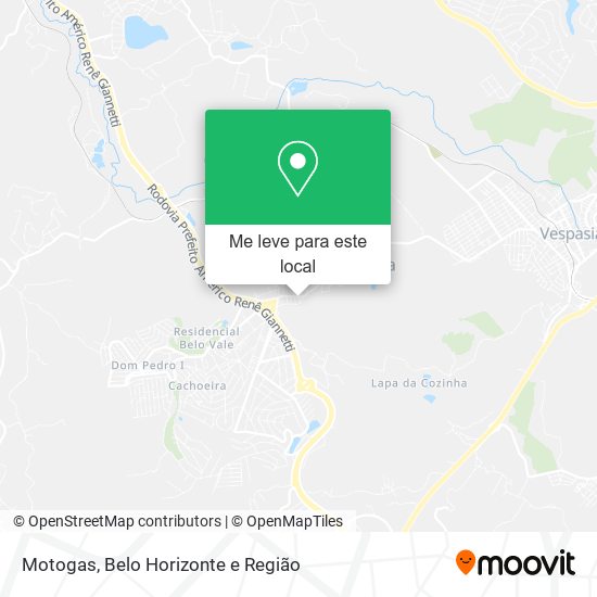 Motogas mapa