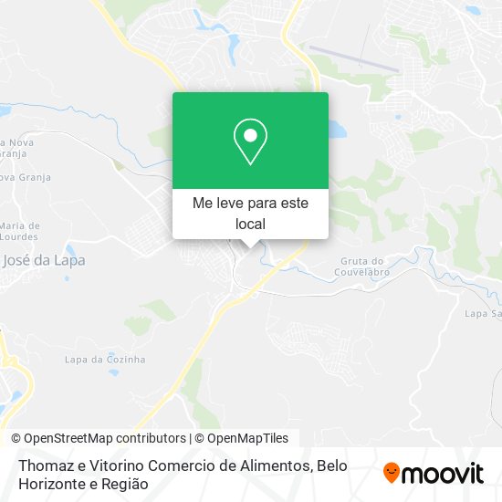 Thomaz e Vitorino Comercio de Alimentos mapa