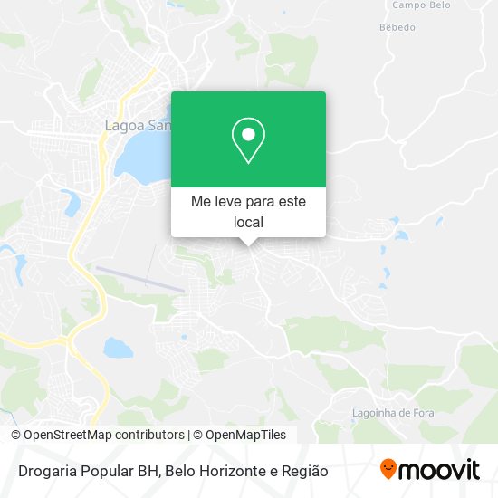 Drogaria Popular BH mapa