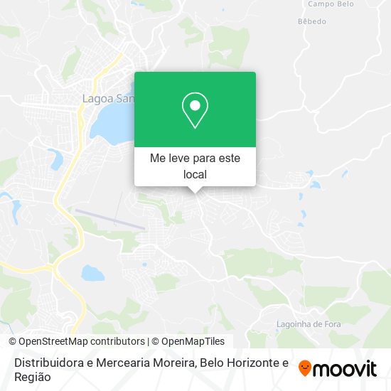 Distribuidora e Mercearia Moreira mapa