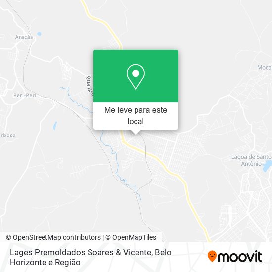 Lages Premoldados Soares & Vicente mapa
