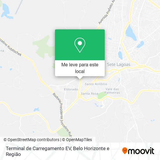 Terminal de Carregamento EV mapa