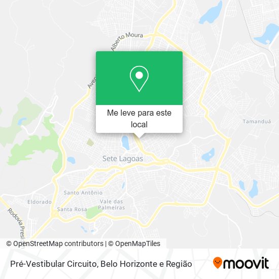 Pré-Vestibular Circuito mapa