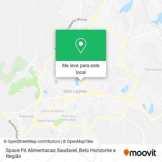 Space Fit Alimentacao Saudavel mapa