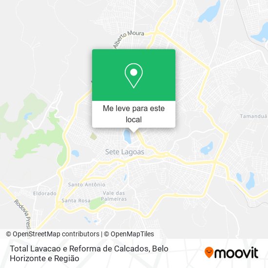 Total Lavacao e Reforma de Calcados mapa