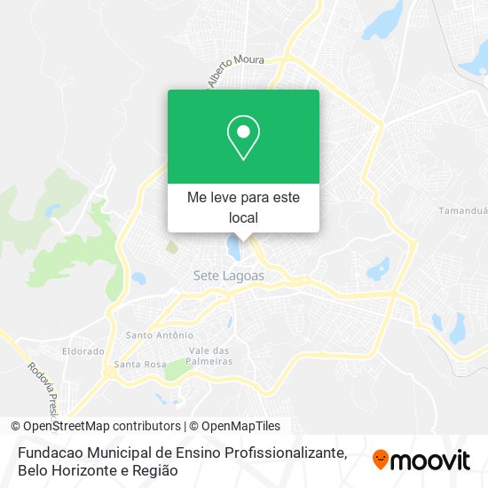Fundacao Municipal de Ensino Profissionalizante mapa