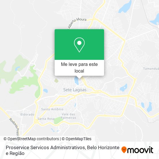 Proservice Servicos Administrativos mapa