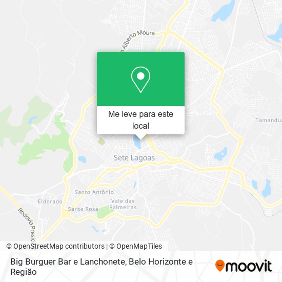 Big Burguer Bar e Lanchonete mapa