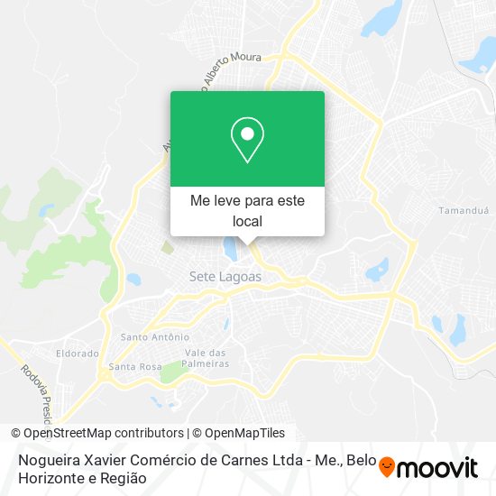 Nogueira Xavier Comércio de Carnes Ltda - Me. mapa