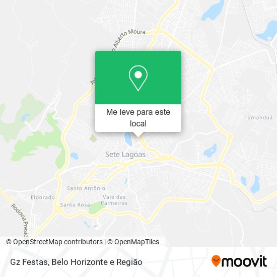 Gz Festas mapa