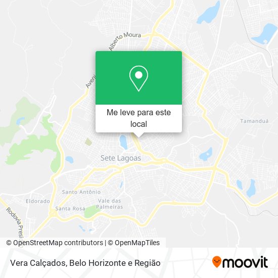 Vera Calçados mapa