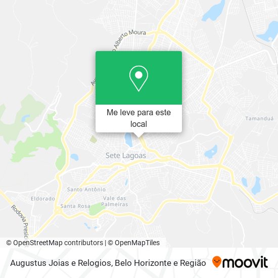 Augustus Joias e Relogios mapa