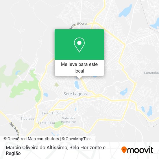 Marcio Oliveira do Altissimo mapa