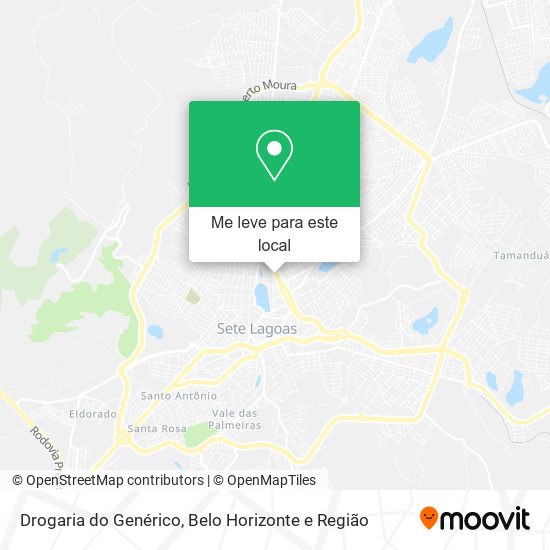 Drogaria do Genérico mapa