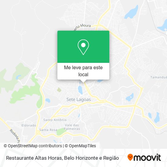 Restaurante Altas Horas mapa