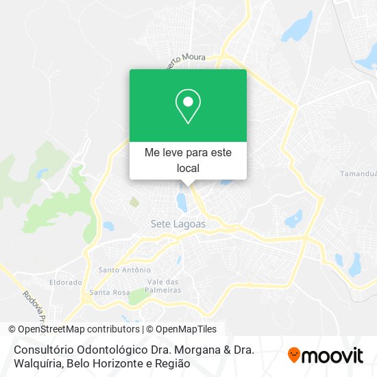 Consultório Odontológico Dra. Morgana & Dra. Walquíria mapa