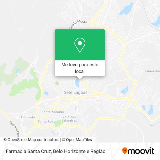 Farmácia Santa Cruz mapa