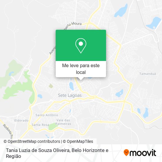 Tania Luzia de Souza Oliveira mapa