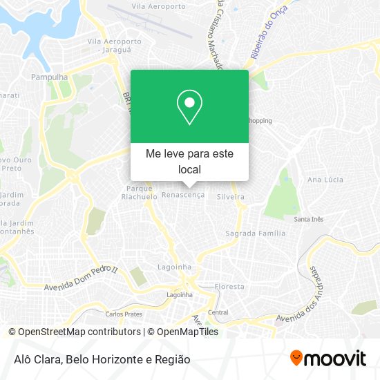 Alô Clara mapa