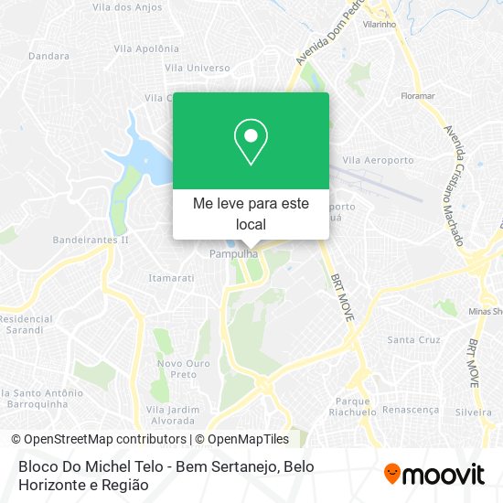 Bloco Do Michel Telo - Bem Sertanejo mapa