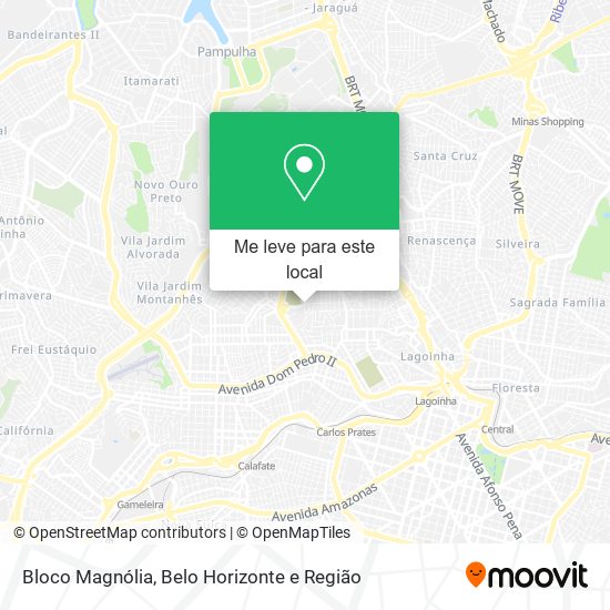 Bloco Magnólia mapa