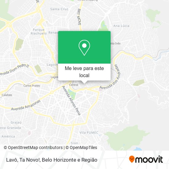 Lavô, Ta Novo! mapa