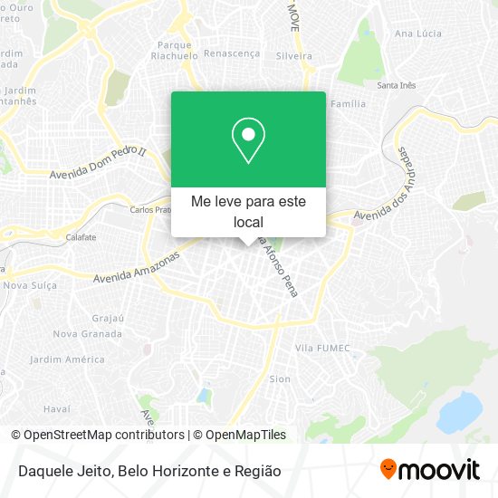 Daquele Jeito mapa