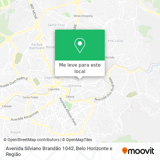 Avenida Silviano Brandão 1042 mapa