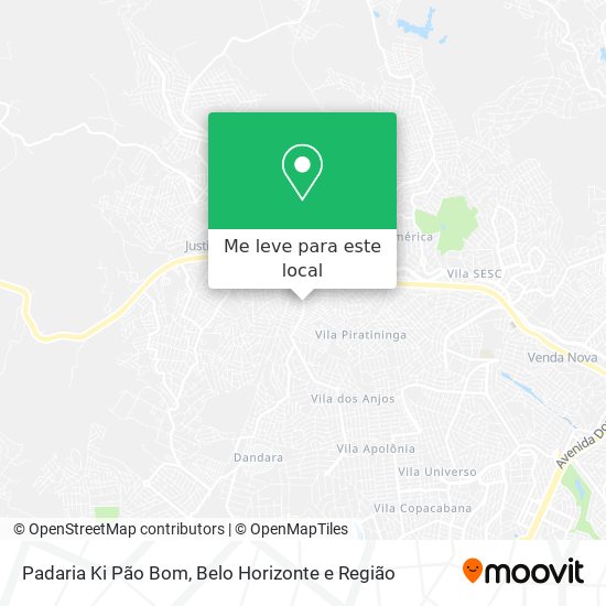 Padaria Ki Pão Bom mapa
