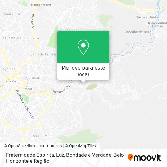 Fraternidade Espirita, Luz, Bondade e Verdade mapa