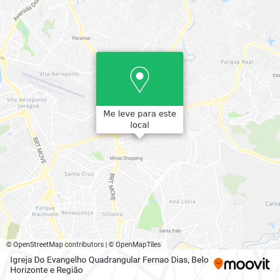 Igreja Do Evangelho Quadrangular Fernao Dias mapa