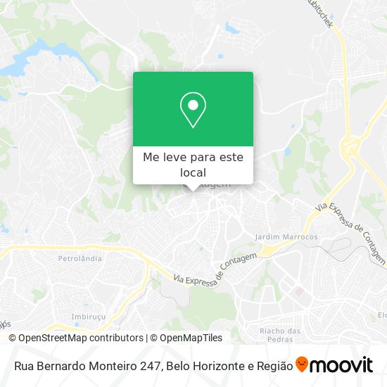 Rua Bernardo Monteiro 247 mapa