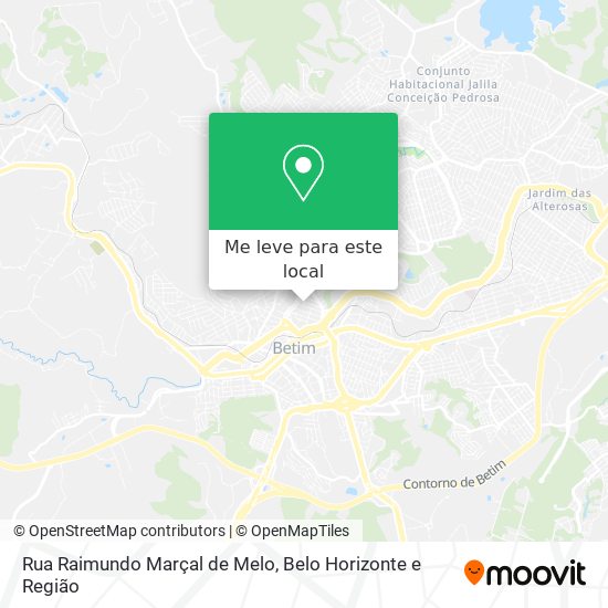 Rua Raimundo Marçal de Melo mapa