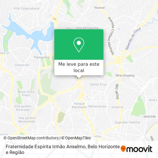 Fraternidade Espirita Irmão Anselmo mapa