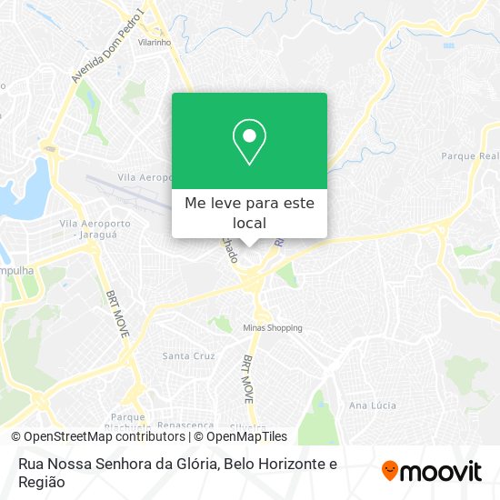Rua Nossa Senhora da Glória mapa