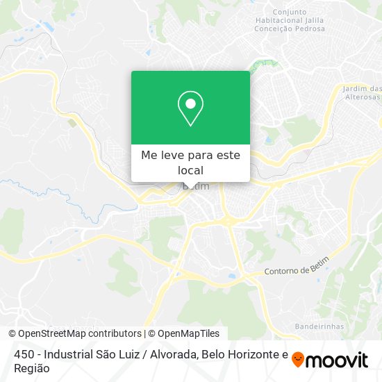 450 - Industrial São Luiz / Alvorada mapa